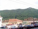 Náměstí v Brašově a lanovka - 