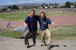 čeští fotbaloví reprezentanti na olympijském stadionu v Addis - 