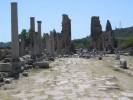 Perge-dlážděná kolonáda a helénská a římská brána - 