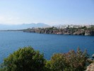 Antalya-pohled z parků Mermerli a Karaalioglu na Středozemní moře - 
